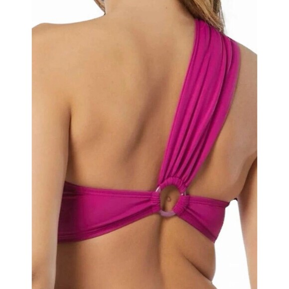 Carmen Marc Valvo Women's Multi-Way Bra Bikini Top LARGE - Azalea RETAIL: $92.00 - Picture 2 of 6